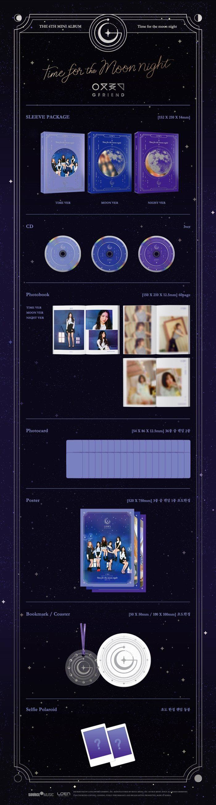 GFRIEND – Time For Moon Night [Time Version] – Kpop.ro Shop