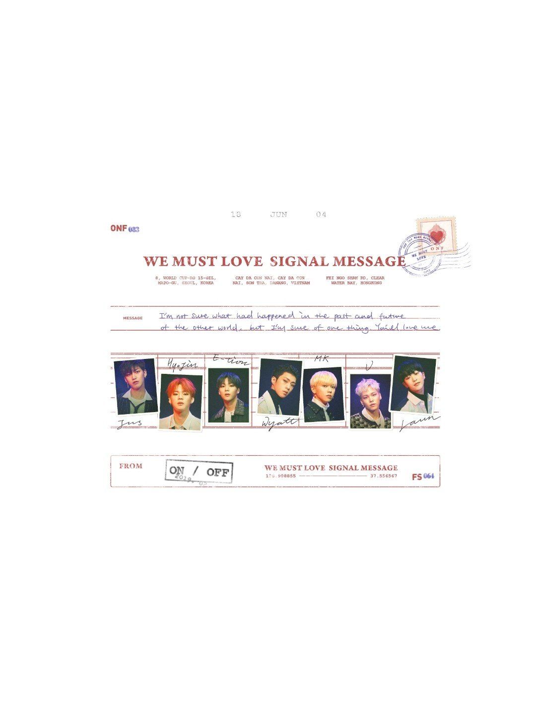 ONF - We Must Love 8809603549822-1