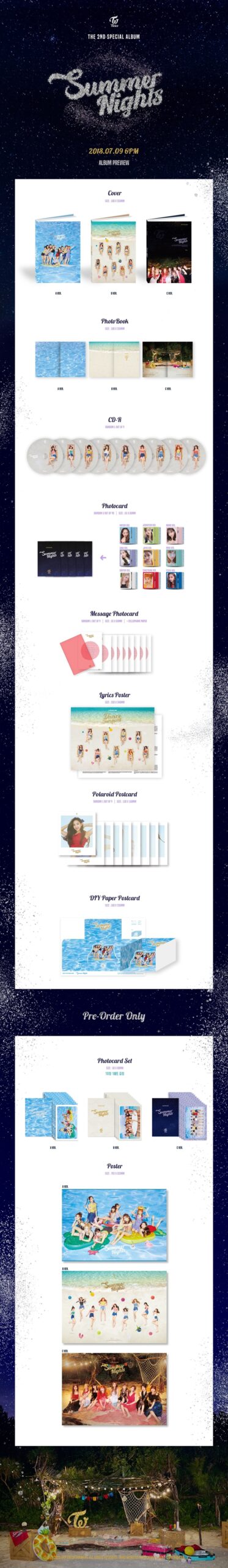 Twice – Summer Nights – Kpop.ro Shop