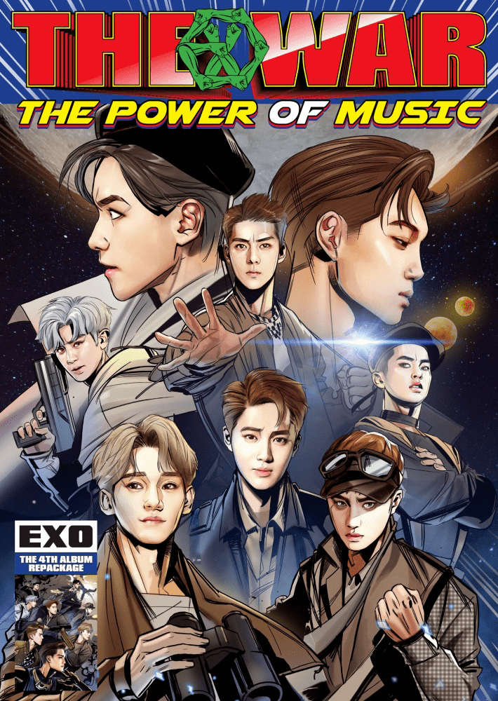 kpop_shop_online_EXO - Vol.4 The War The Power Of Music Korean Version