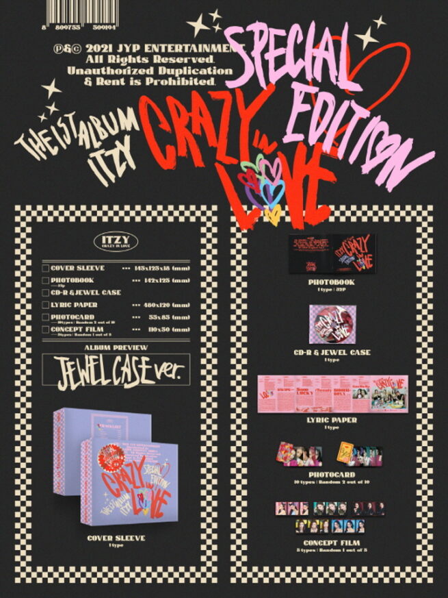 Itzy – Crazy In Love Special Edition (Jewel Case Version) – Kpop