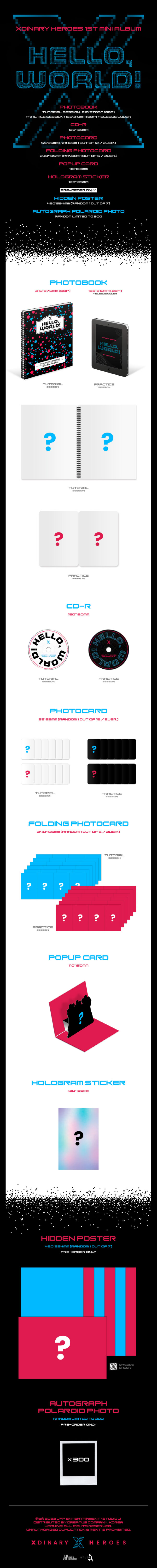 Xdinary Heroes HELLO,WORLD！MD O.de Xdinary Heroes – Hello, World! – Kpop.ro Shop