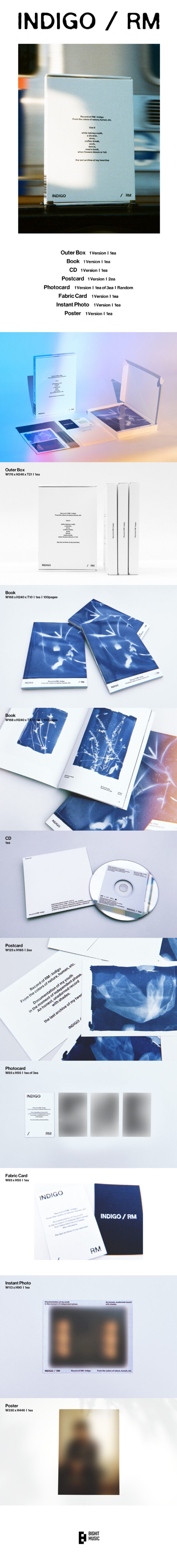 RM (BTS) – Indigo (Book Edition) – Kpop.ro Shop