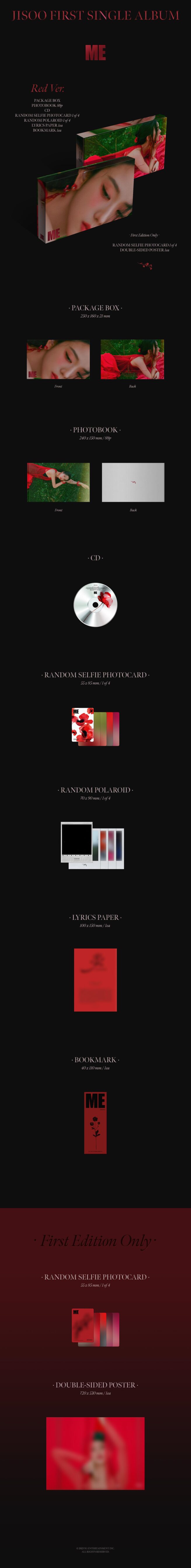 Jisoo – Me (First Single Album) – Kpop.ro Shop