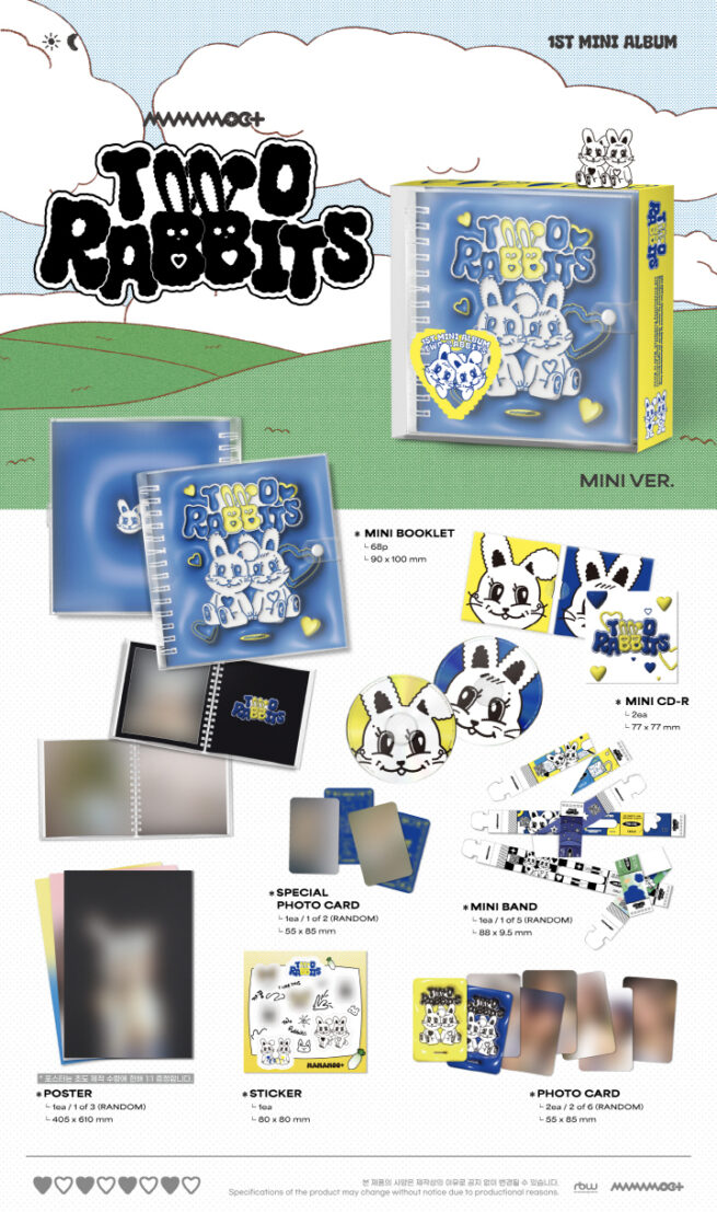 Mamamoo+ – Two Rabbits (1st Mini Album) Mini Version – Kpop.ro Shop