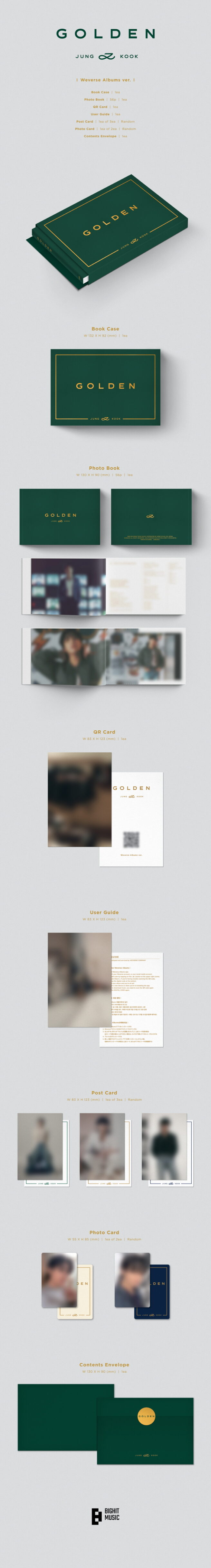 BTS V ジョングク Layover GOLDEN weverse JPFC Jung Kook (BTS) – Golden (Weverse Album Version) – Kpop.ro Shop