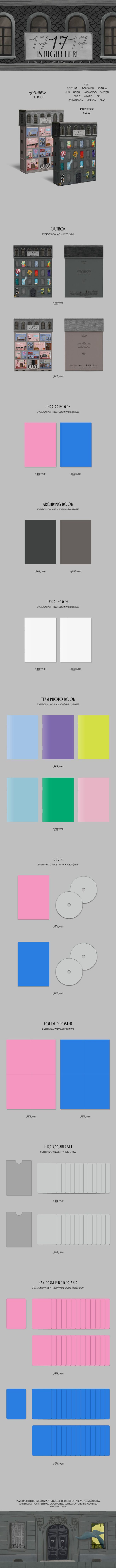 Seventeen – 17 Is Right Here (Seventeen Best Album) Weverse Shop