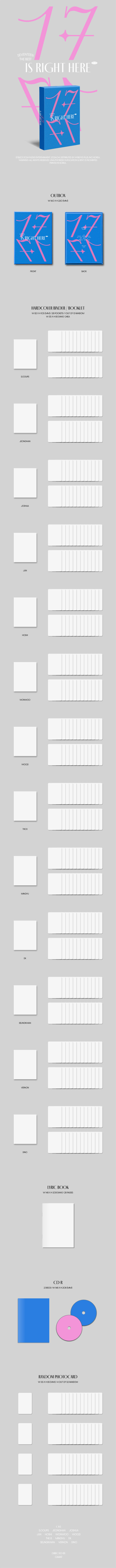 Seventeen – 17 Is Right Here (Seventeen Best Album) DEAR Ver. (2CD