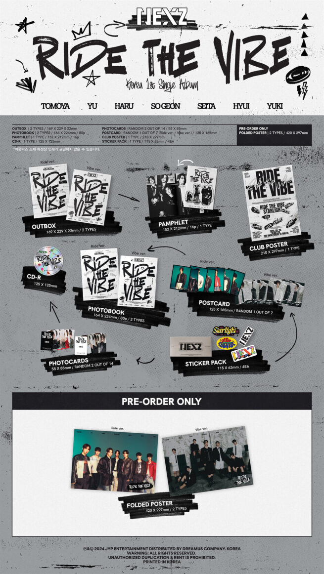 NEXZ – Ride The Vibe – Kpop.ro Shop