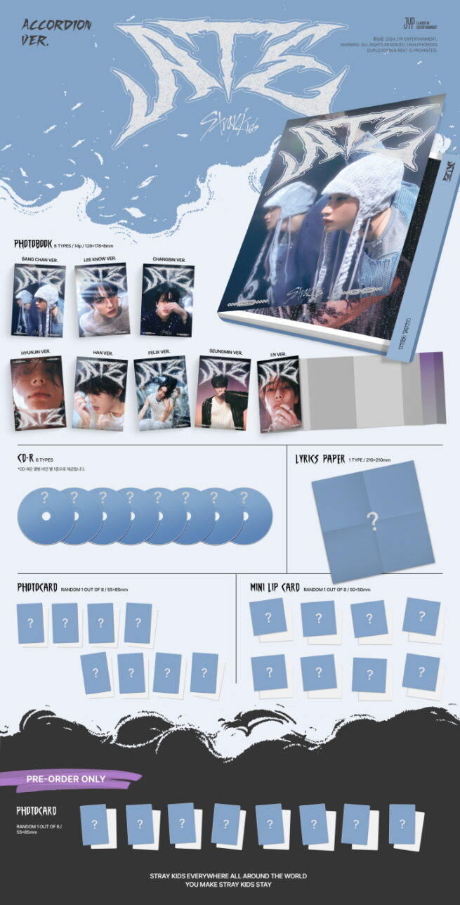 Stray Kids – ATE (Accordion Version) JYP Shop Gift – Kpop.ro Shop