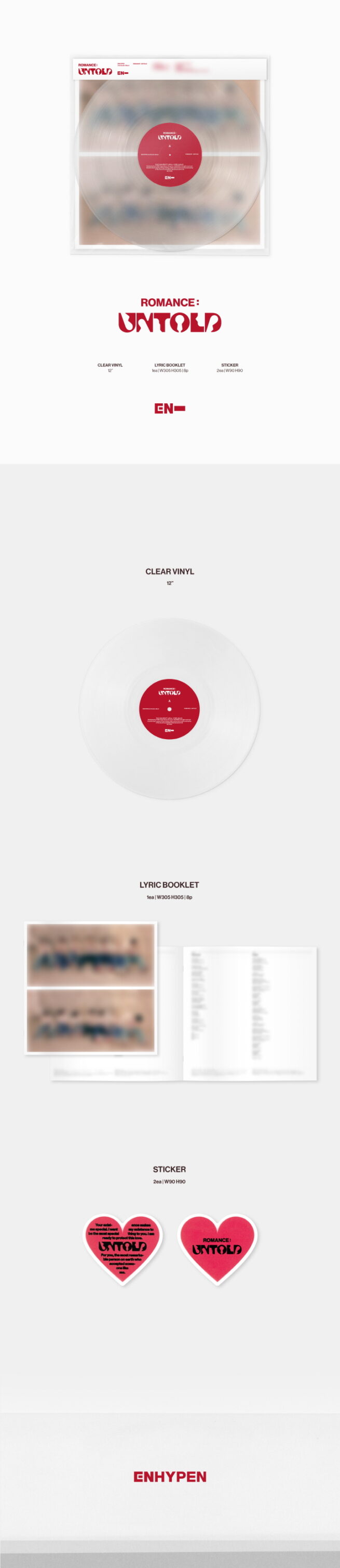 Enhypen – Romance: Untold (LP – Limited) – Kpop.ro Shop