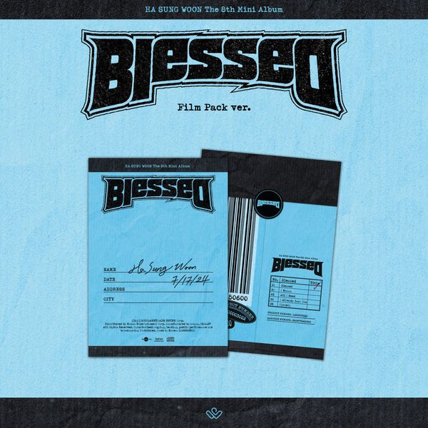 kpop_shop_online_Ha Sung Woon – Blessed (Film Pack Version) Mini CD-R-8804775450600(2)
