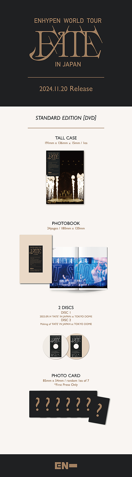 Enhypen – World Tour “Fate” In Japan – Regular DVD – Kpop.ro Shop
