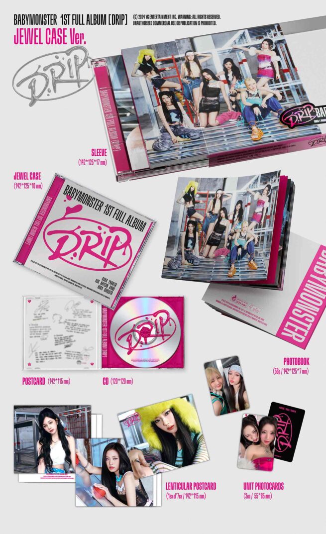 BabyMonster – Drip (Jewel Case Ver.) – Kpop.ro Shop