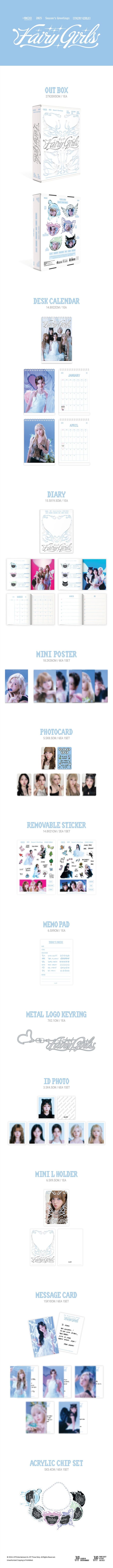 NMIXX – 2025 Season's Greetings (Fairy Girls) JYP Shop Gift – Kpop