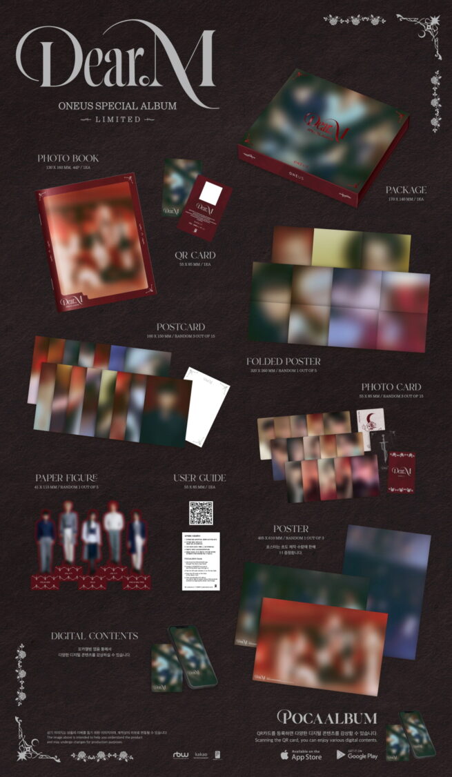 Oneus – Special Album (Dear.M) Poca Album (LIMITED) – Kpop.ro Shop