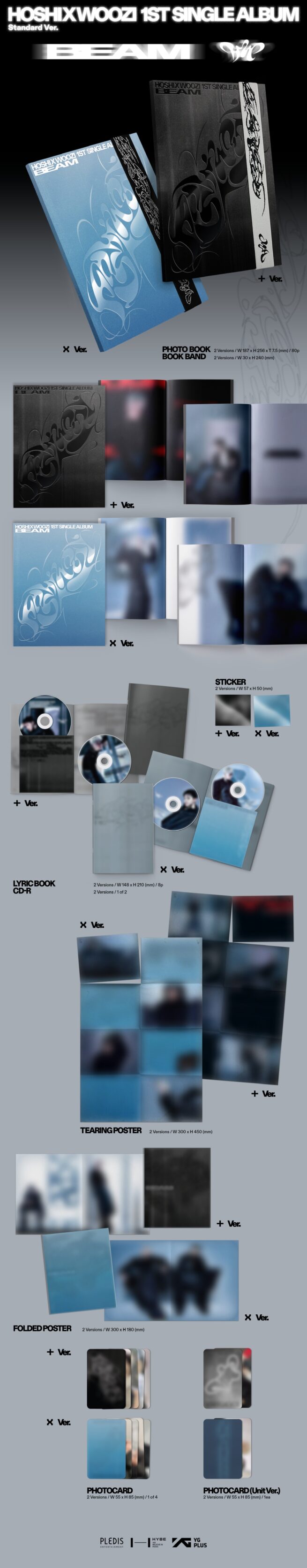 Hoshi x Woozi (Seventeen) – Beam (Weverse Shop Gift) 2CD SET