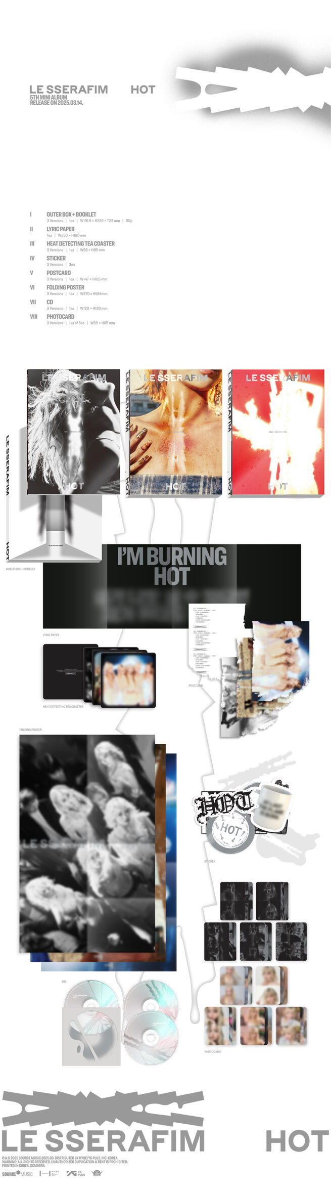 Le Sserafim – HOT – Kpop.ro Shop