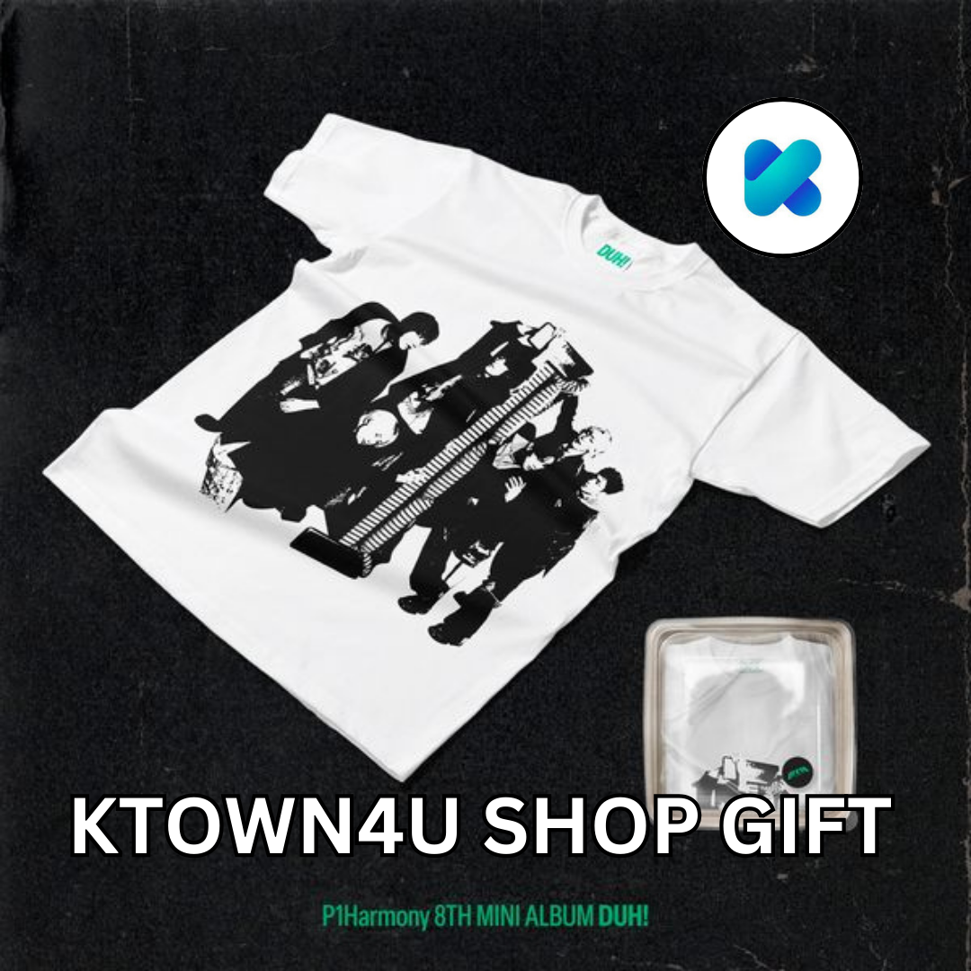 kpop_shop_online_P1Harmony - DUH! (Plain White T Ver.) Ktown4u Shop Gift-5940508040984