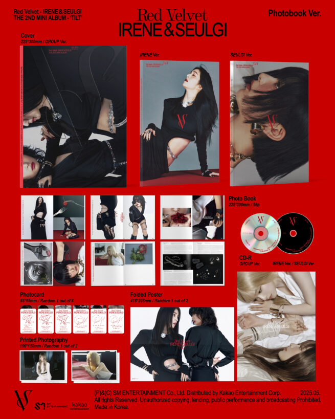 Irene & Seulgi (Red Velvet) – TILT (Photobook Ver.) Random – Kpop