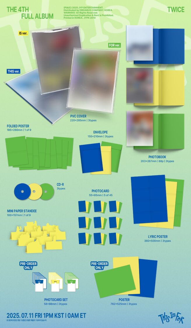 Twice – This Is For (JYP Shop Gift) 3CD SET – Kpop.ro Shop