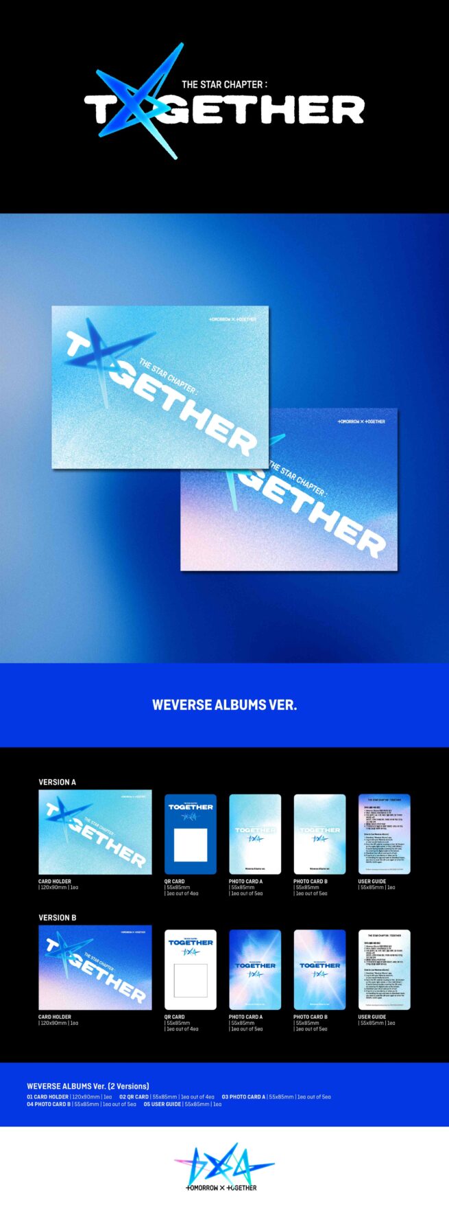 TXT The Star Chapter Weverse アメリカ ボムギュ Tomorrow X Together (TXT) – The Star Chapter: Together (Weverse