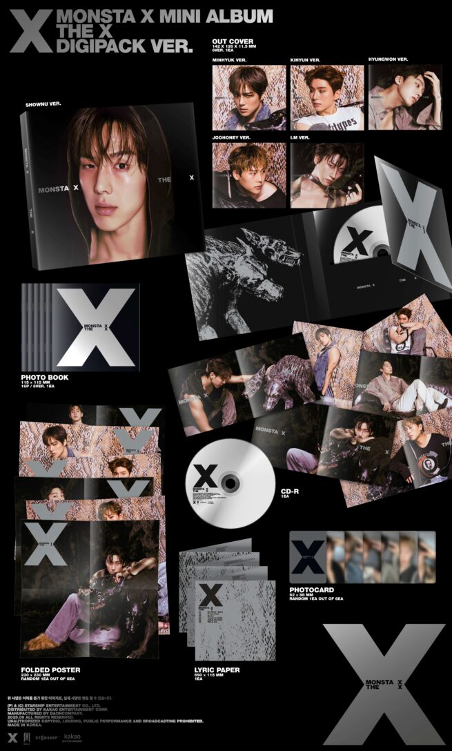 Monsta X – The X (Digipack Version) Random – Kpop.ro Shop