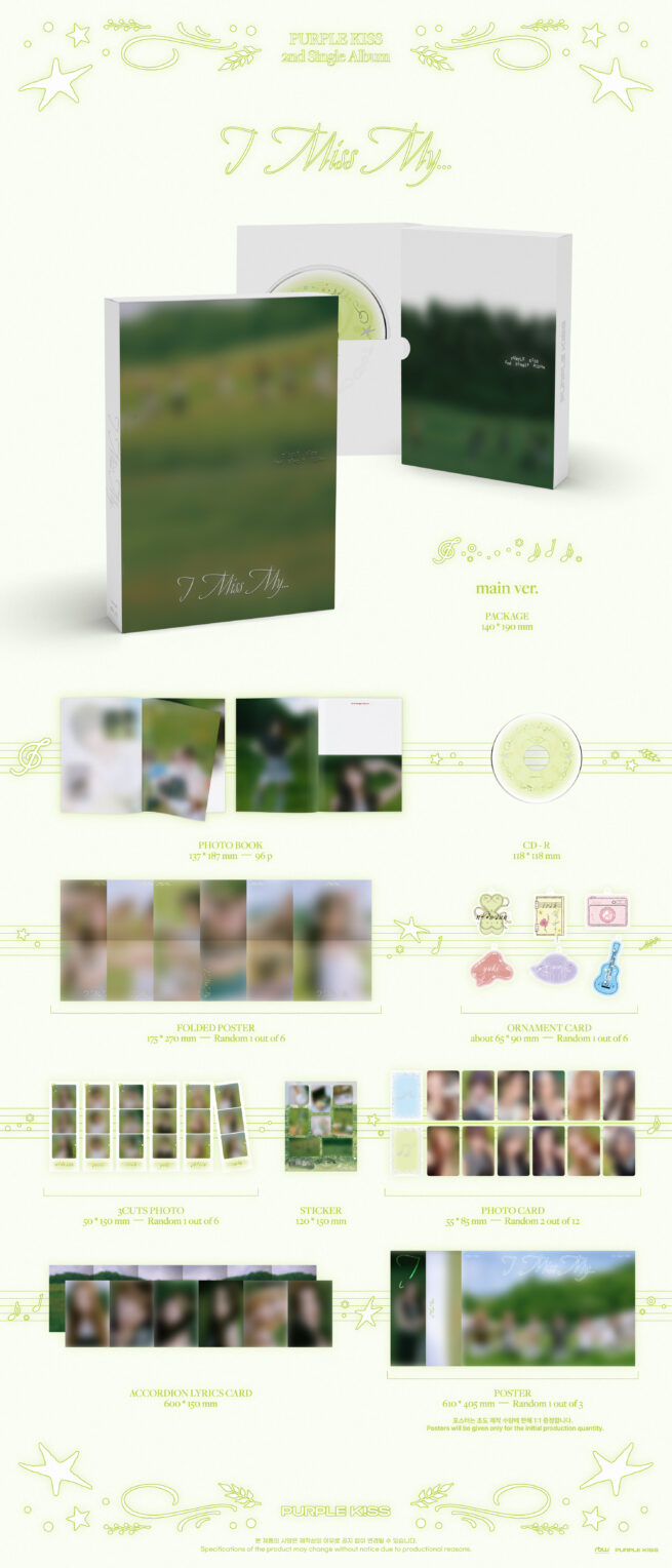 Purple Kiss – I Miss My… (Main Ver.) SIGNED ALBUM – Kpop.ro Shop