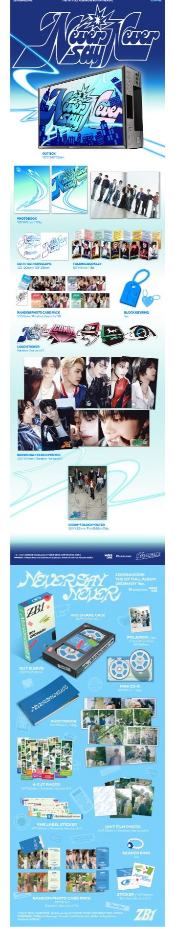 Zerobaseone – Never Say Never (Photobook Ver.) – Kpop.ro Shop