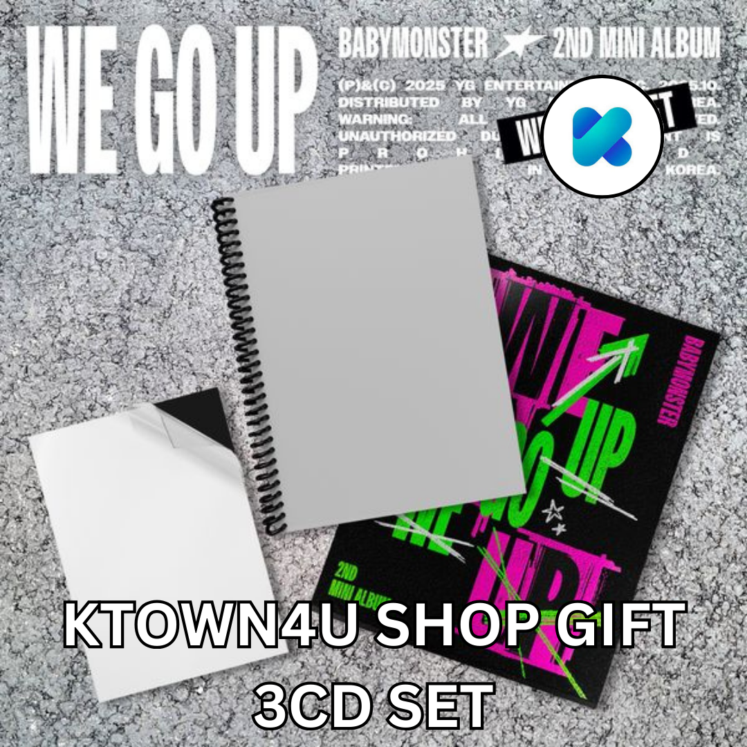 kpop_shop_online_Babymonster - We Go Up (Ktown4u Shop Gift) 3CD SET-5940508045132
