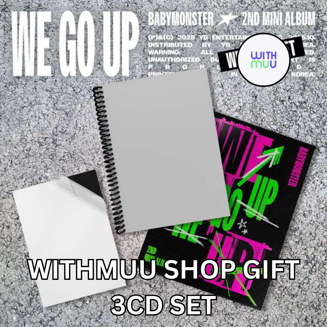 kpop_shop_online_Babymonster - We Go Up (Withmuu Shop Gift) 3CD SET-5940508045088