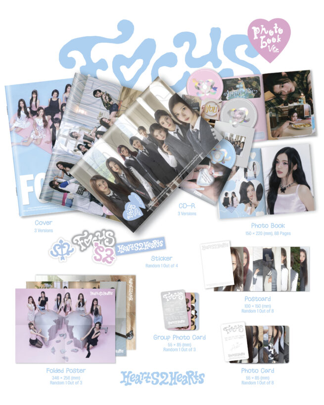 Hearts2Hearts – Focus (Photobook Ver.) – Kpop.ro Shop