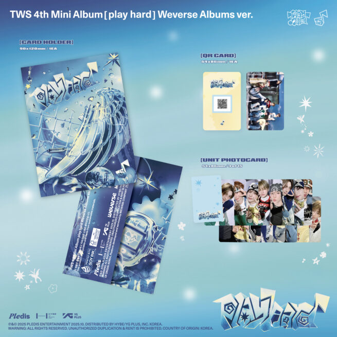 TWS play hard Weverse SHOWCASE LIVE シニュ TWS – Play Hard (Weverse Albums Ver.) – Kpop.ro Shop