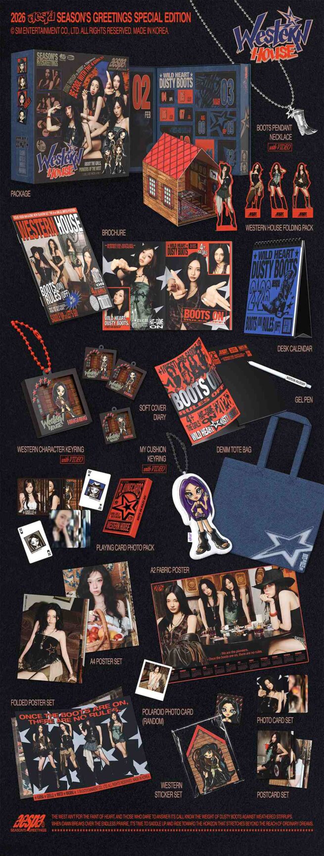 aespa season's greetings まとめ売り Aespa – 2026 Season's Greetings (Photocard Set) – Kpop.ro Shop
