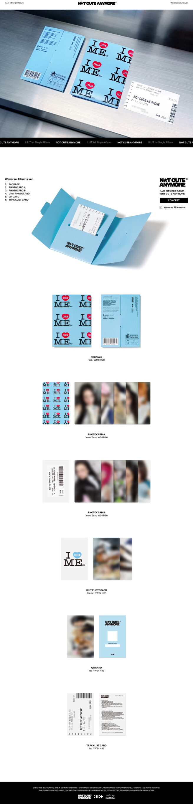 ILLIT – Not Cute Anymore (Weverse Albums Ver.) – Kpop.ro Shop