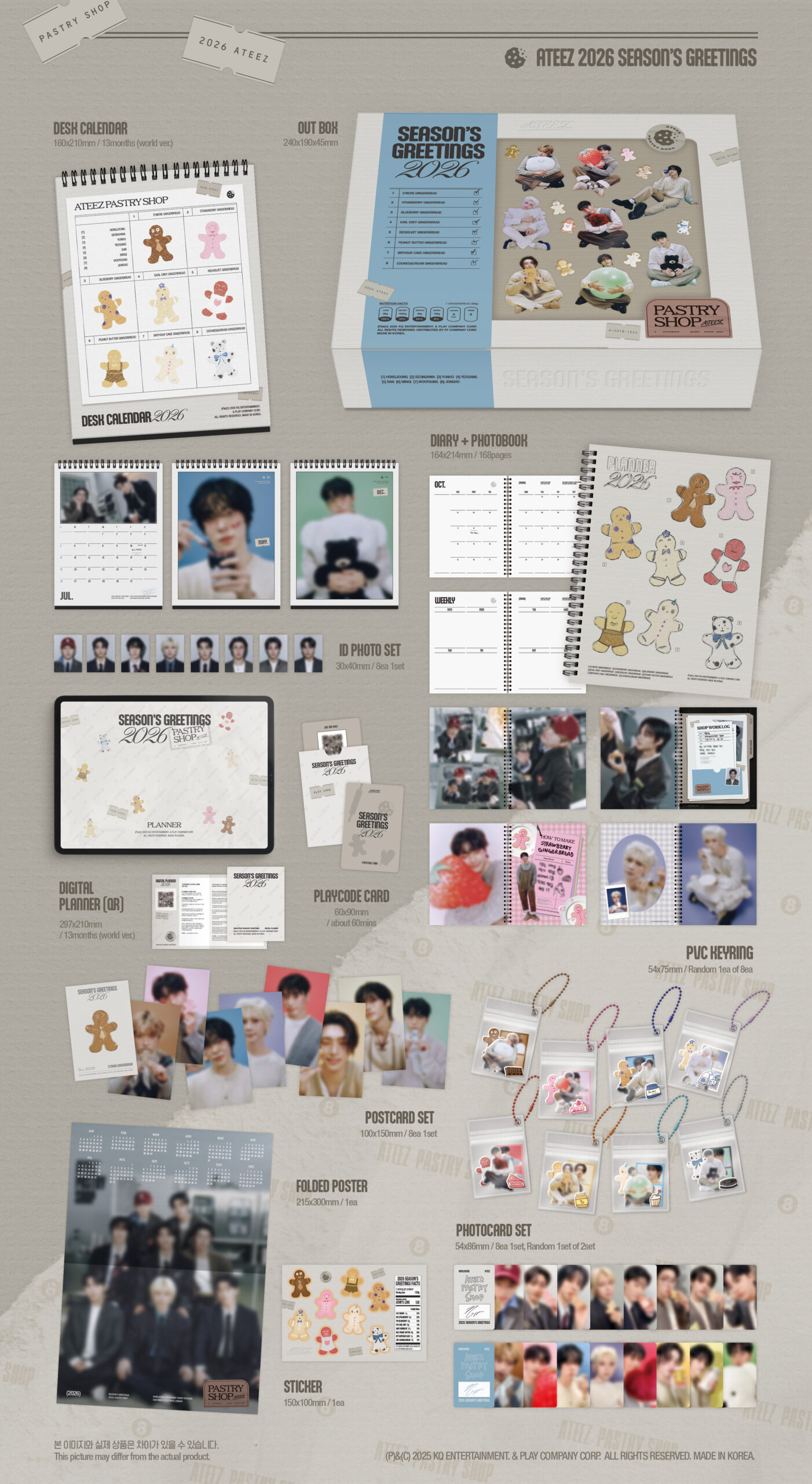 Ateez 2026 Season’s Greetings Kpop.ro Shop