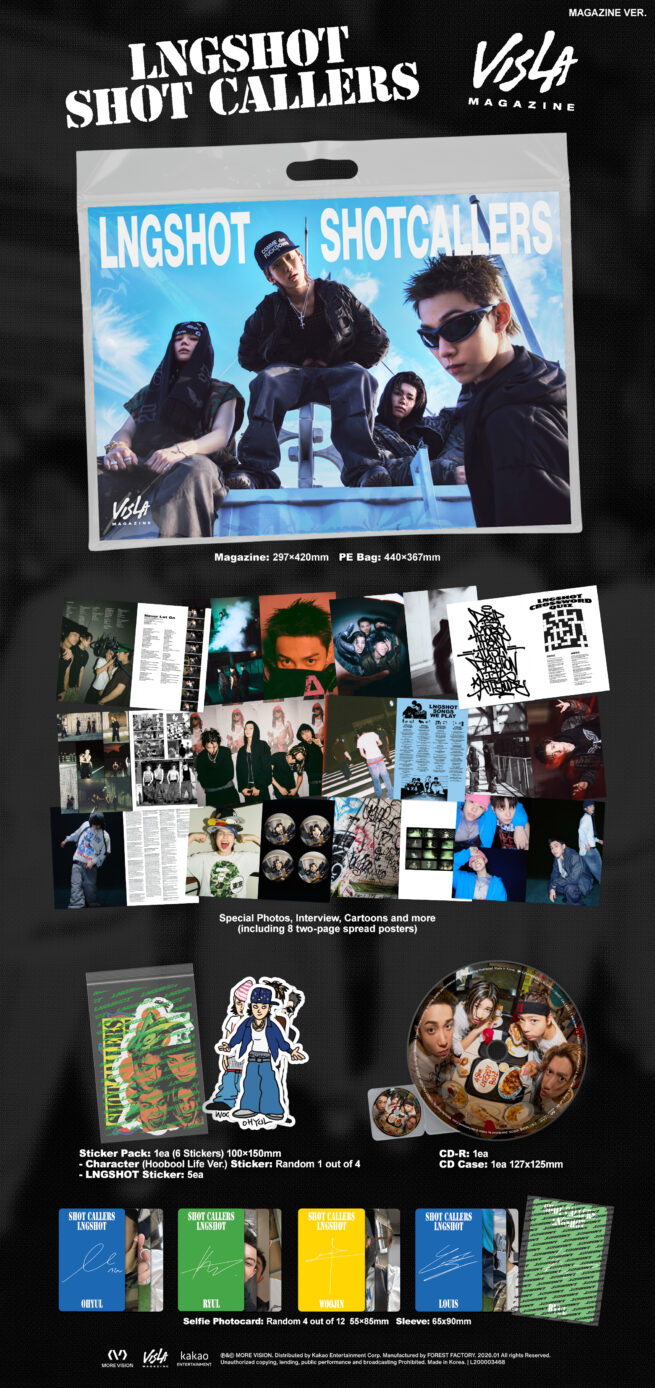 LNGSHOT – Shot Callers (Magazine Ver.) – Kpop.ro Shop