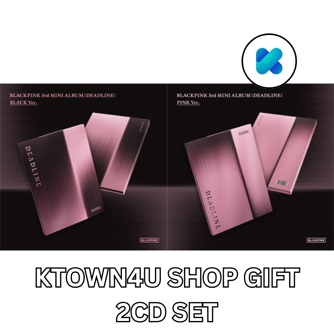 kpop_shop_online_Blackpink - Deadline (Black & Pink Ver.) Ktown4u Shop Gift (2CD SET)-5940508048652