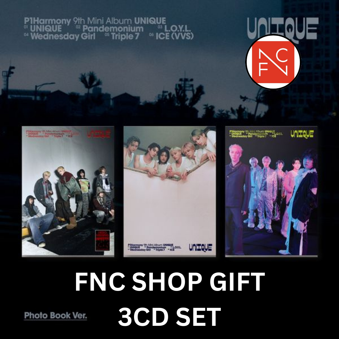 – P1Harmony 新品　未開封 4冊セット シーグリ フォトブック P1H P1Harmony Unique Kpop – SET) (3CD Gift Shop FNC Ver.) (Photobook K-POP・アジア