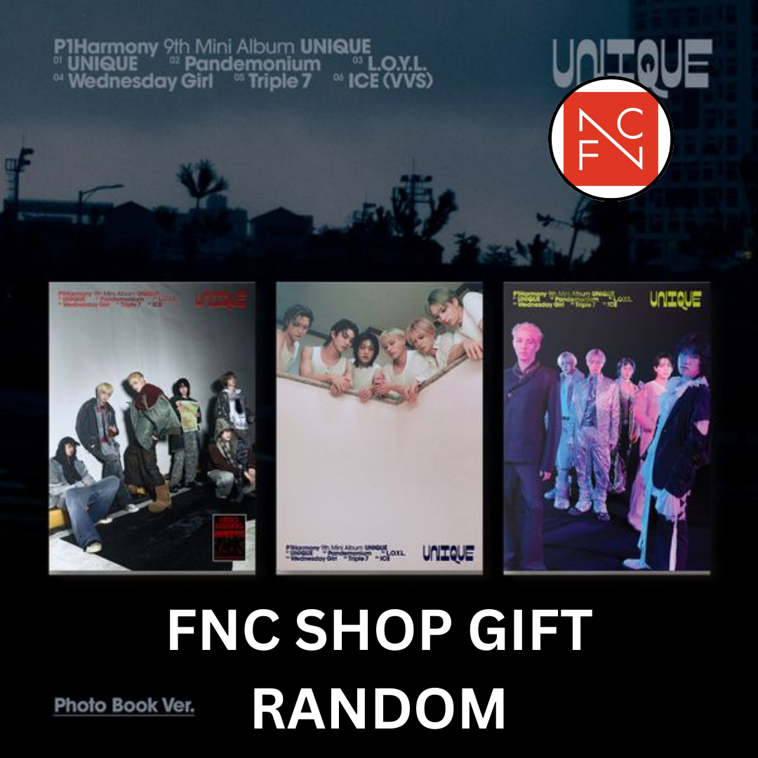 kpop_shop_online_P1Harmony - Unique (Photobook Ver.) FNC Shop Gift (Random)-5940508049604