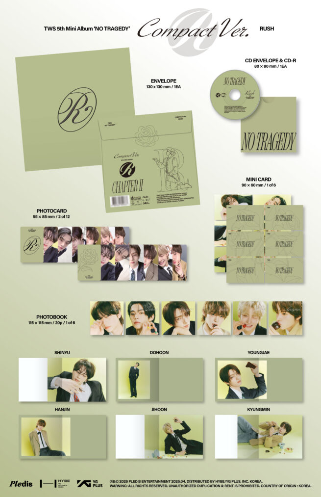 TWS – No Tragedy (Compact Ver.) Rush Version – Kpop.ro Shop