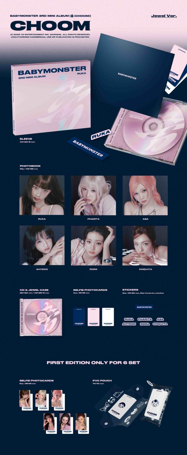Babymonster – Choom (Jewel Ver.) Random – Kpop.ro Shop