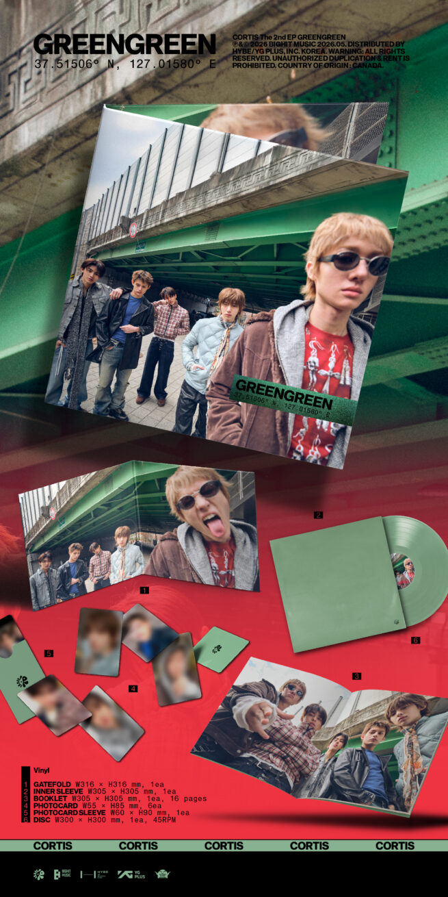 Cortis – GreenGreen (VINYL) – Kpop.ro Shop