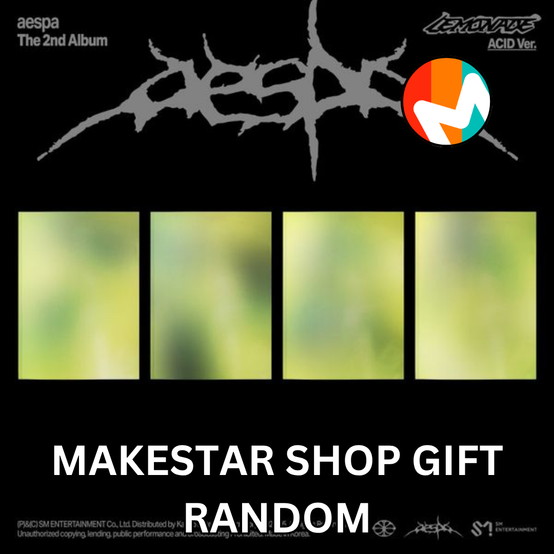 kpop_shop_online_Aespa - Lemonade (Acid Ver.) Makestar Shop Gift (Random)-5940508051027