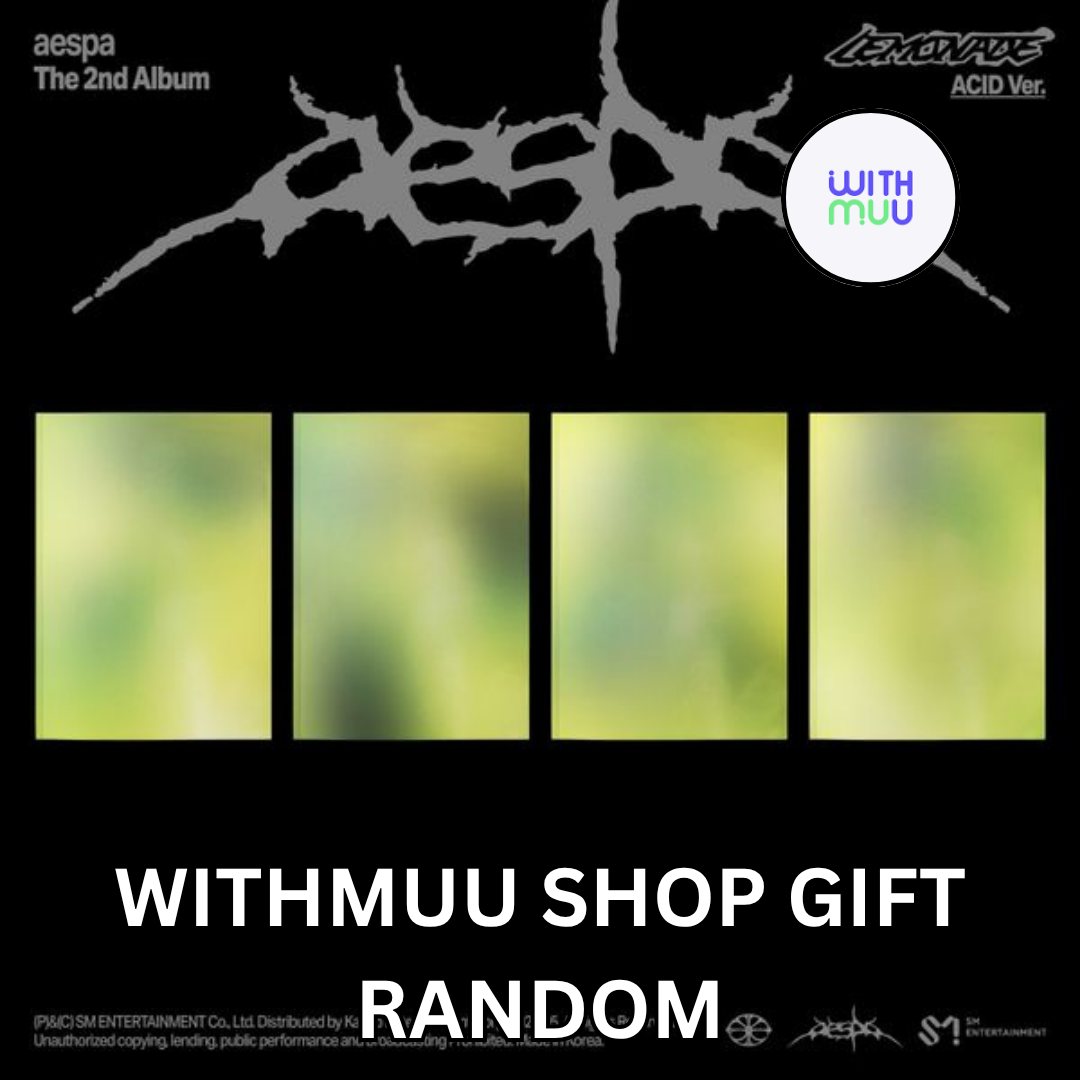 kpop_shop_online_Aespa - Lemonade (Acid Ver.) Withmuu Shop Gift (Random)-5940508051003
