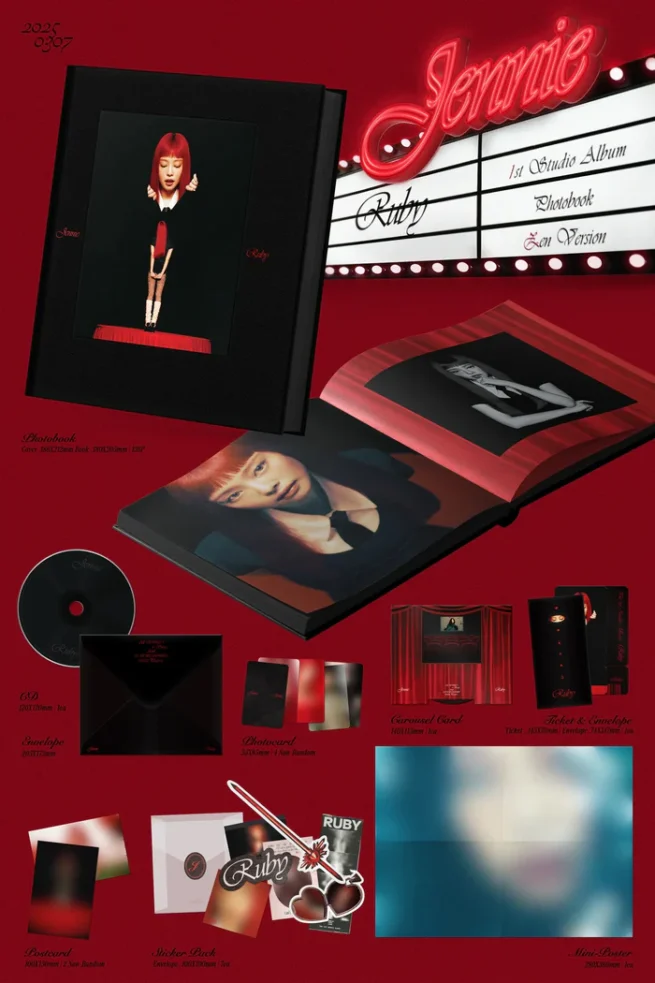 Jennie (Blackpink) – Ruby (Photobook Ver.) Zen Ver. – Kpop.ro Shop