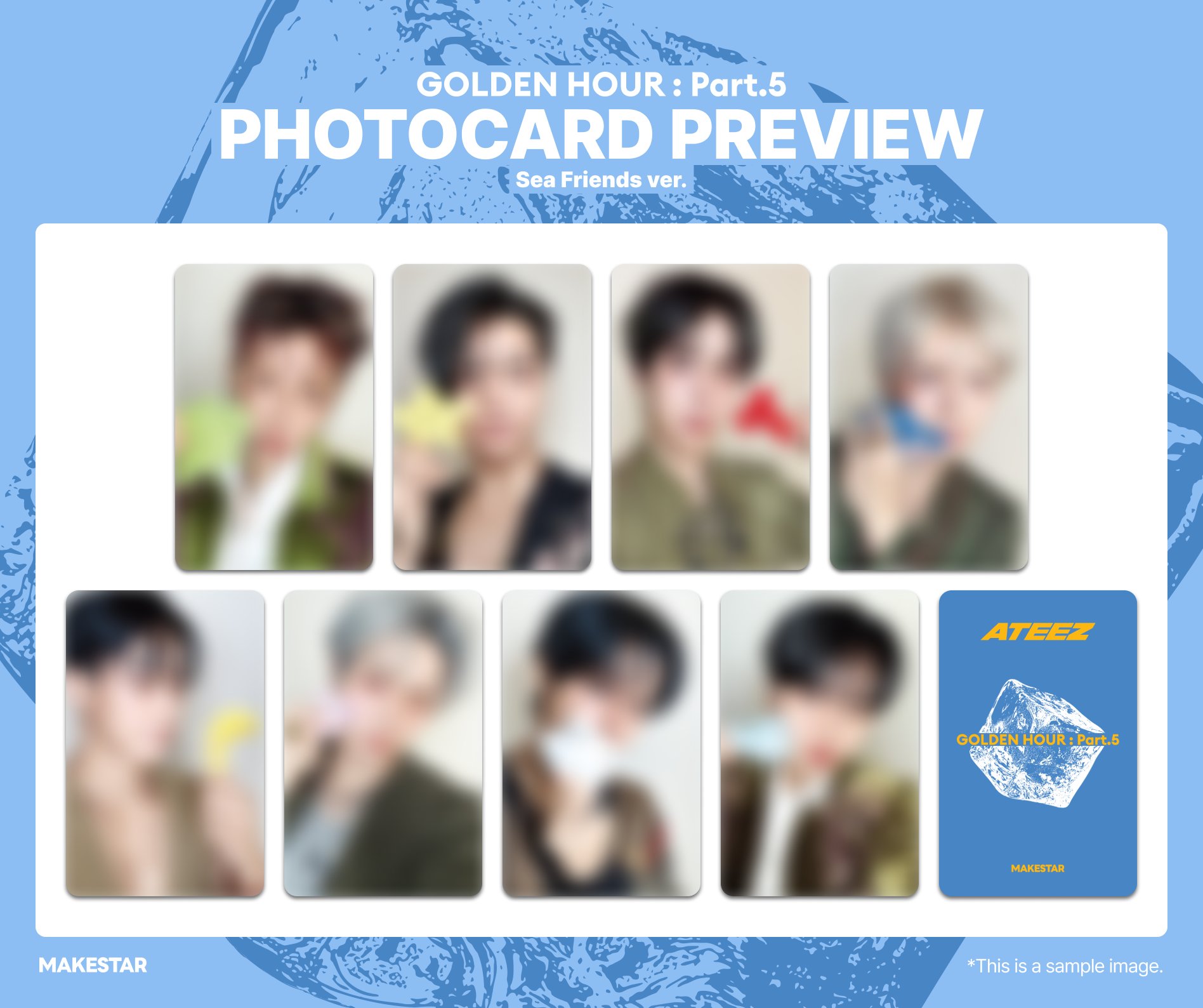 ateez makestar shop pocaalbum random