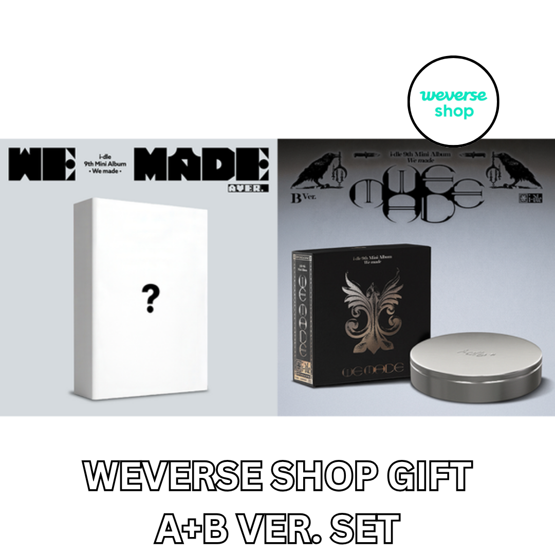 kpop_shop_online_I-DLE - We Made (A + B ver. SET) Weverse Shop Gift-5940508054004