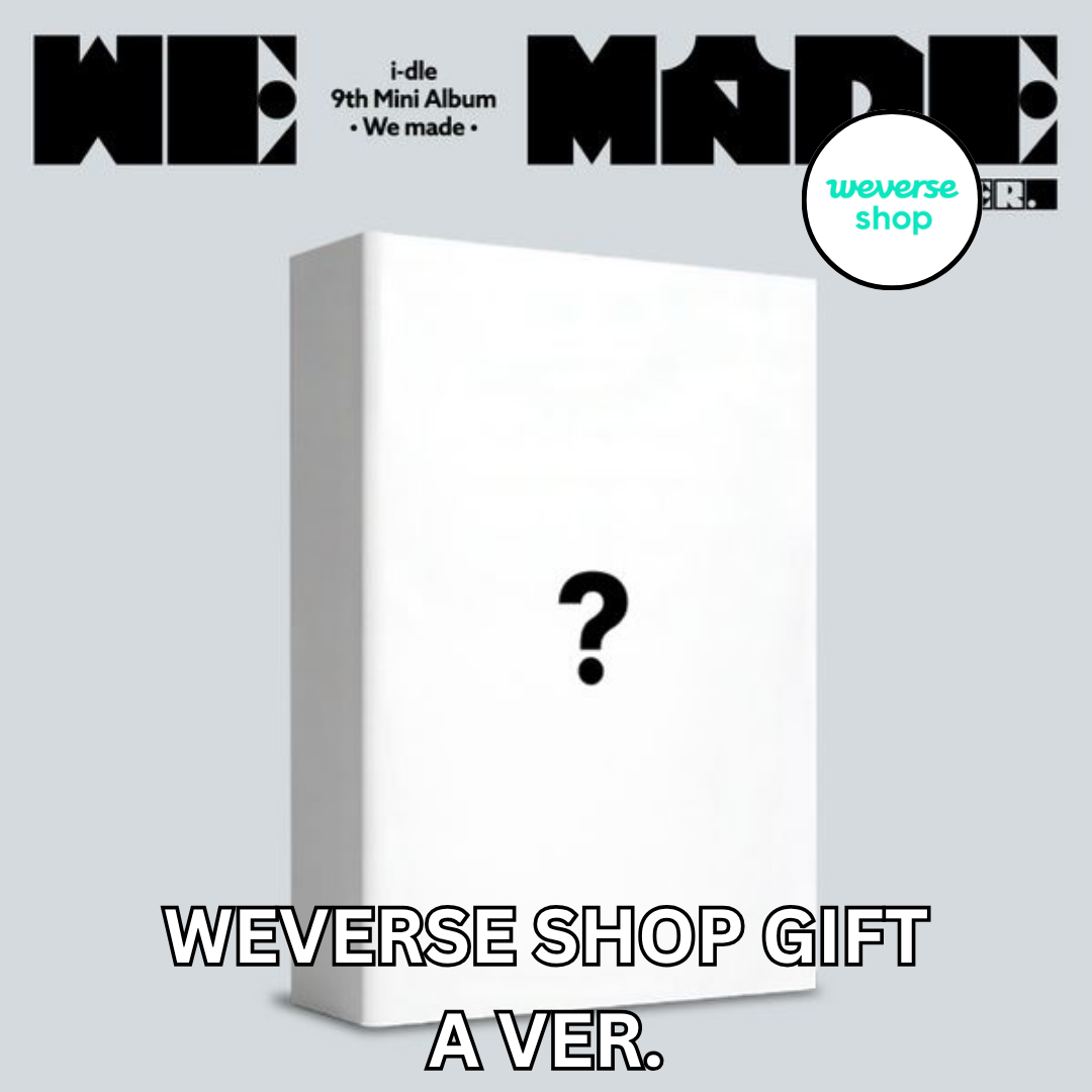 kpop_shop_online_I-DLE - We Made (A ver.) Weverse Shop Gift-5940508053984