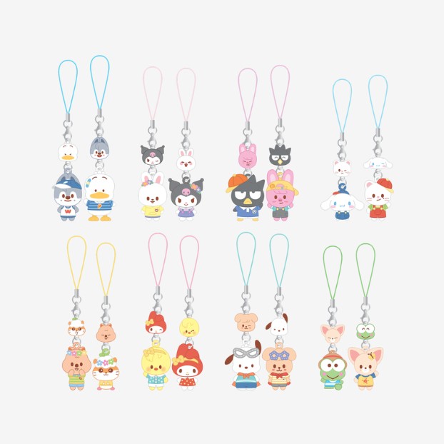 kpop_shop_online_SKZOO x SANRIO - Mini Figure Couple Keyring-5940508053663